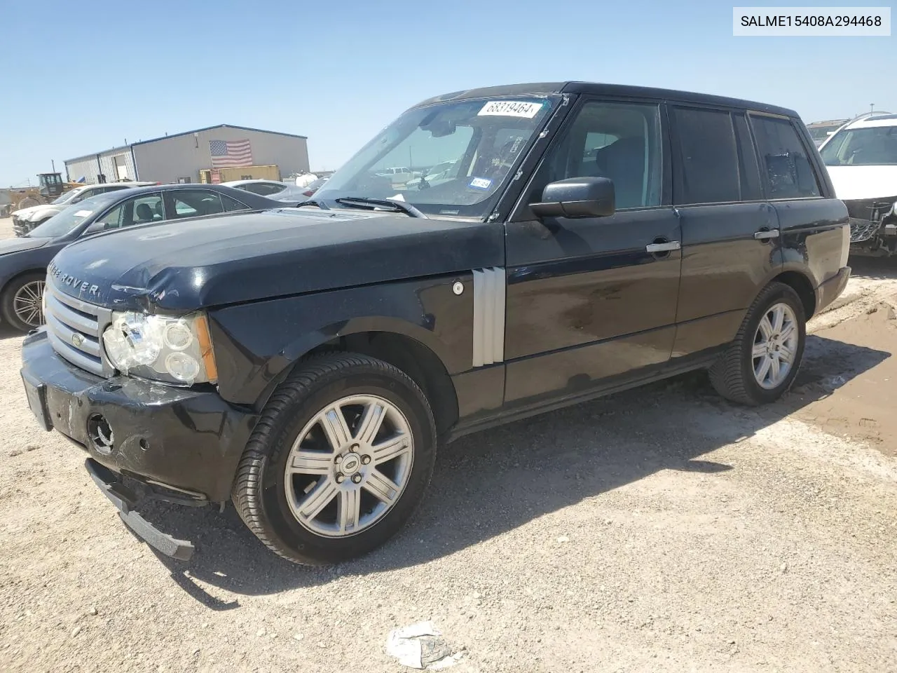 2008 Land Rover Range Rover Hse VIN: SALME15408A294468 Lot: 68319464