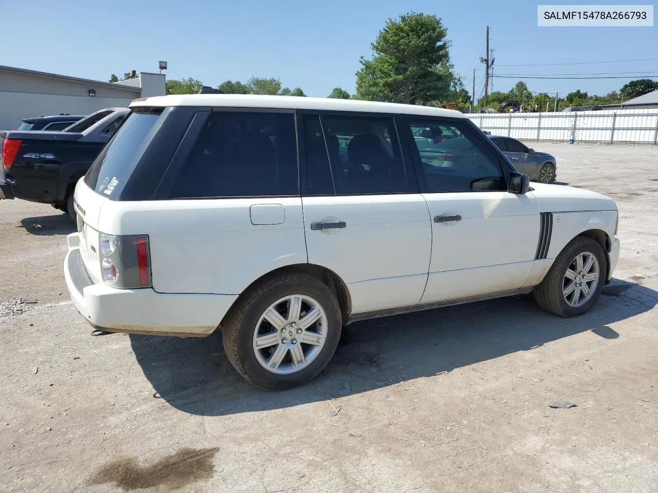 2008 Land Rover Range Rover Hse VIN: SALMF15478A266793 Lot: 68580564