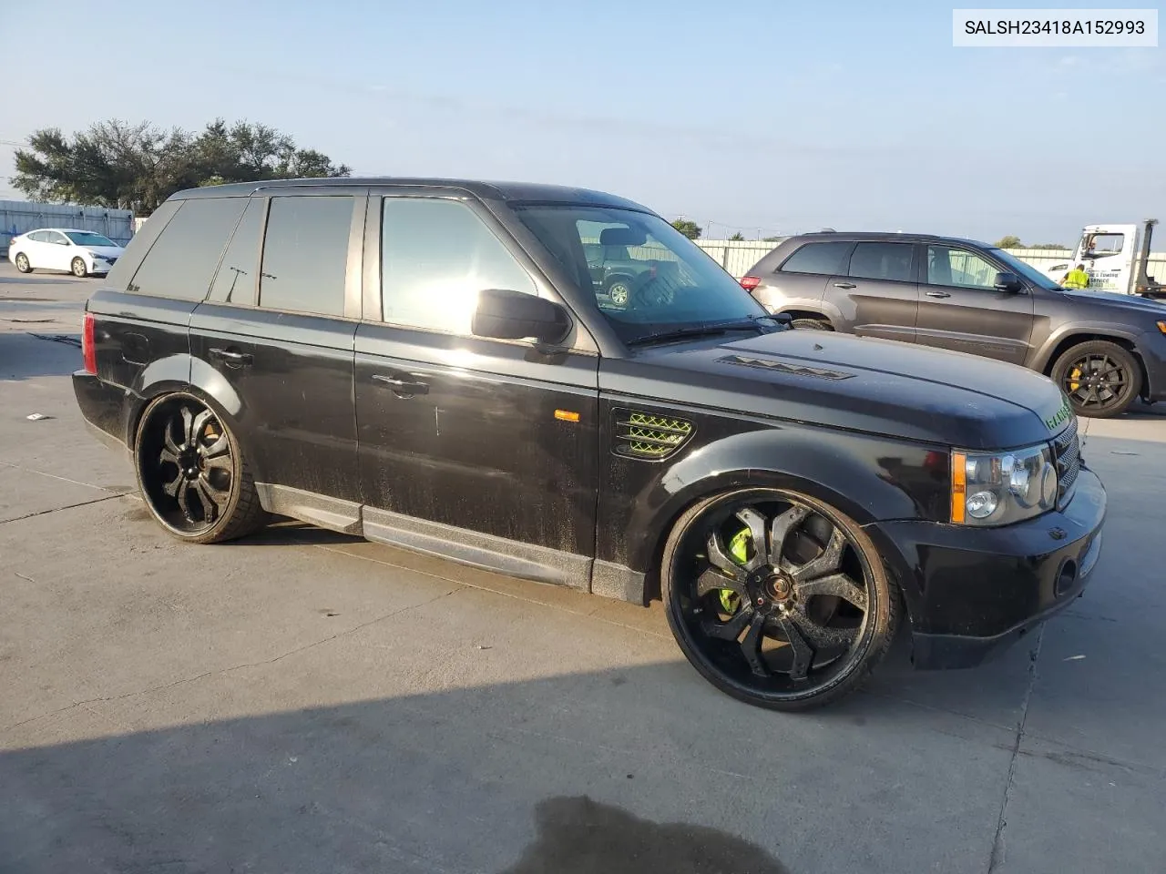 2008 Land Rover Range Rover Sport Supercharged VIN: SALSH23418A152993 Lot: 69240824