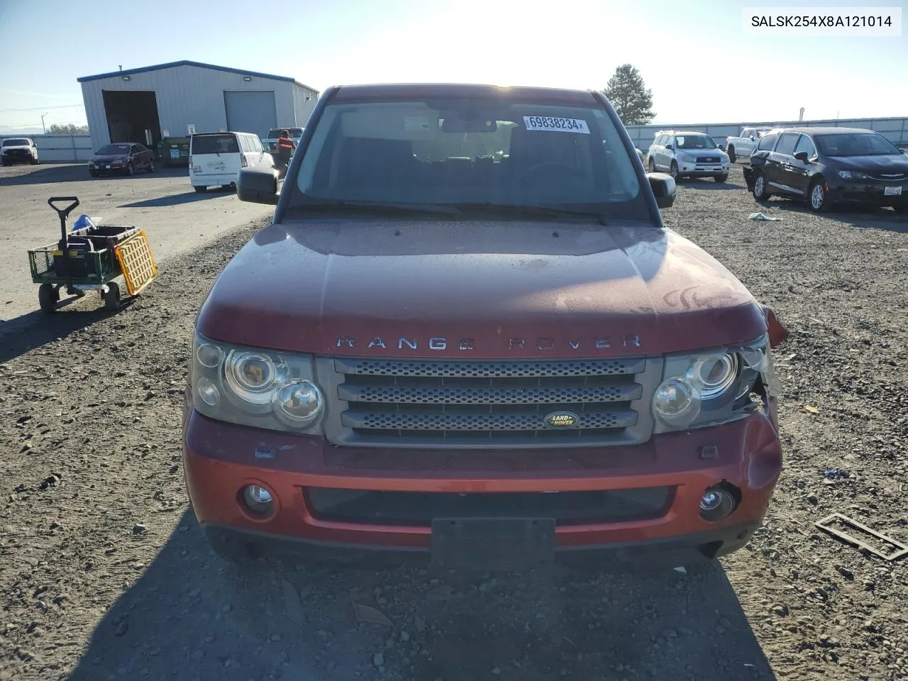 SALSK254X8A121014 2008 Land Rover Range Rover Sport Hse