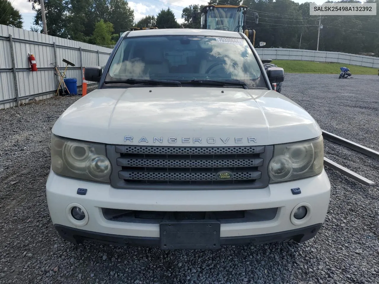 SALSK25498A132392 2008 Land Rover Range Rover Sport Hse