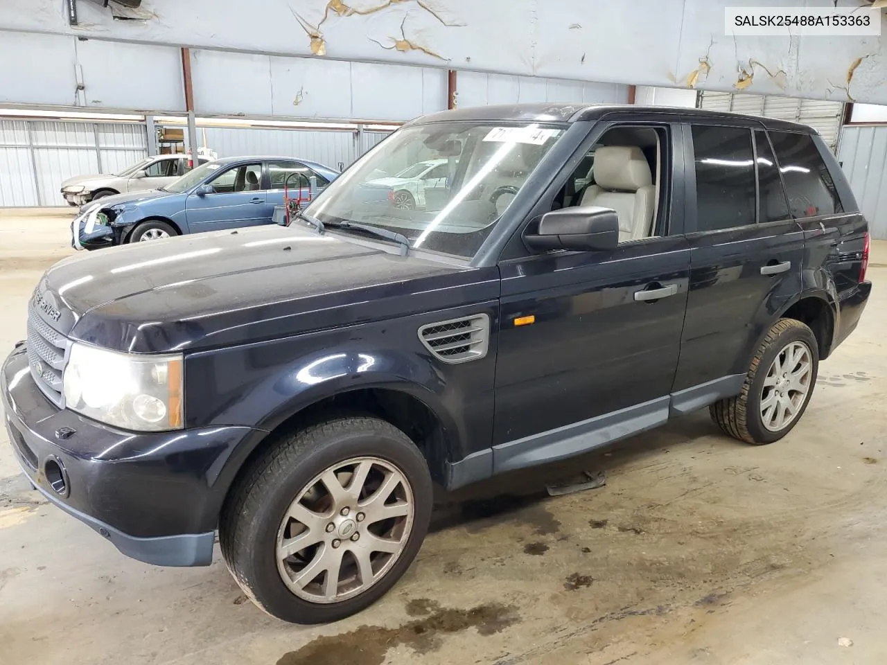 2008 Land Rover Range Rover Sport Hse VIN: SALSK25488A153363 Lot: 71116284