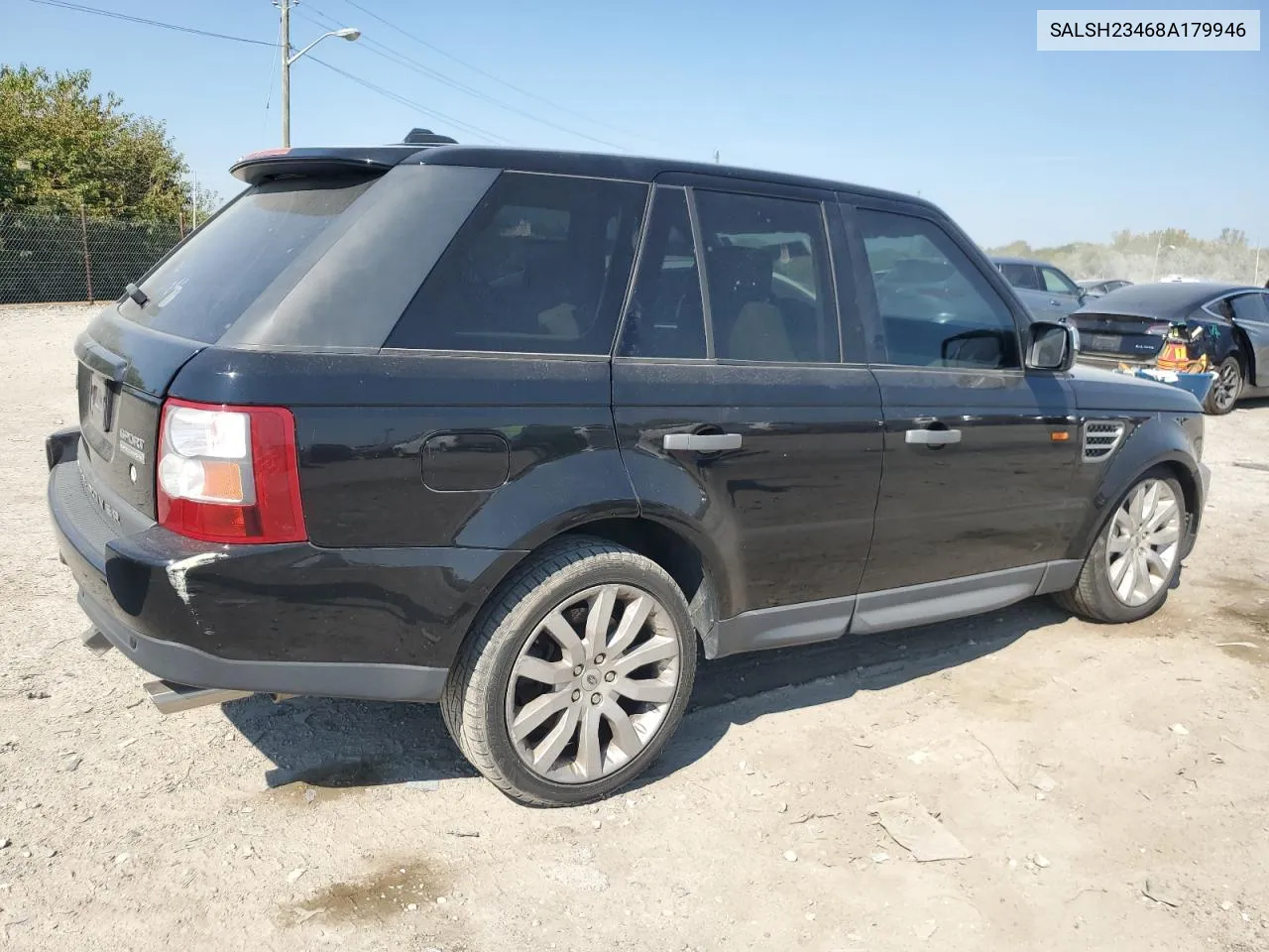 2008 Land Rover Range Rover Sport Supercharged VIN: SALSH23468A179946 Lot: 71485974