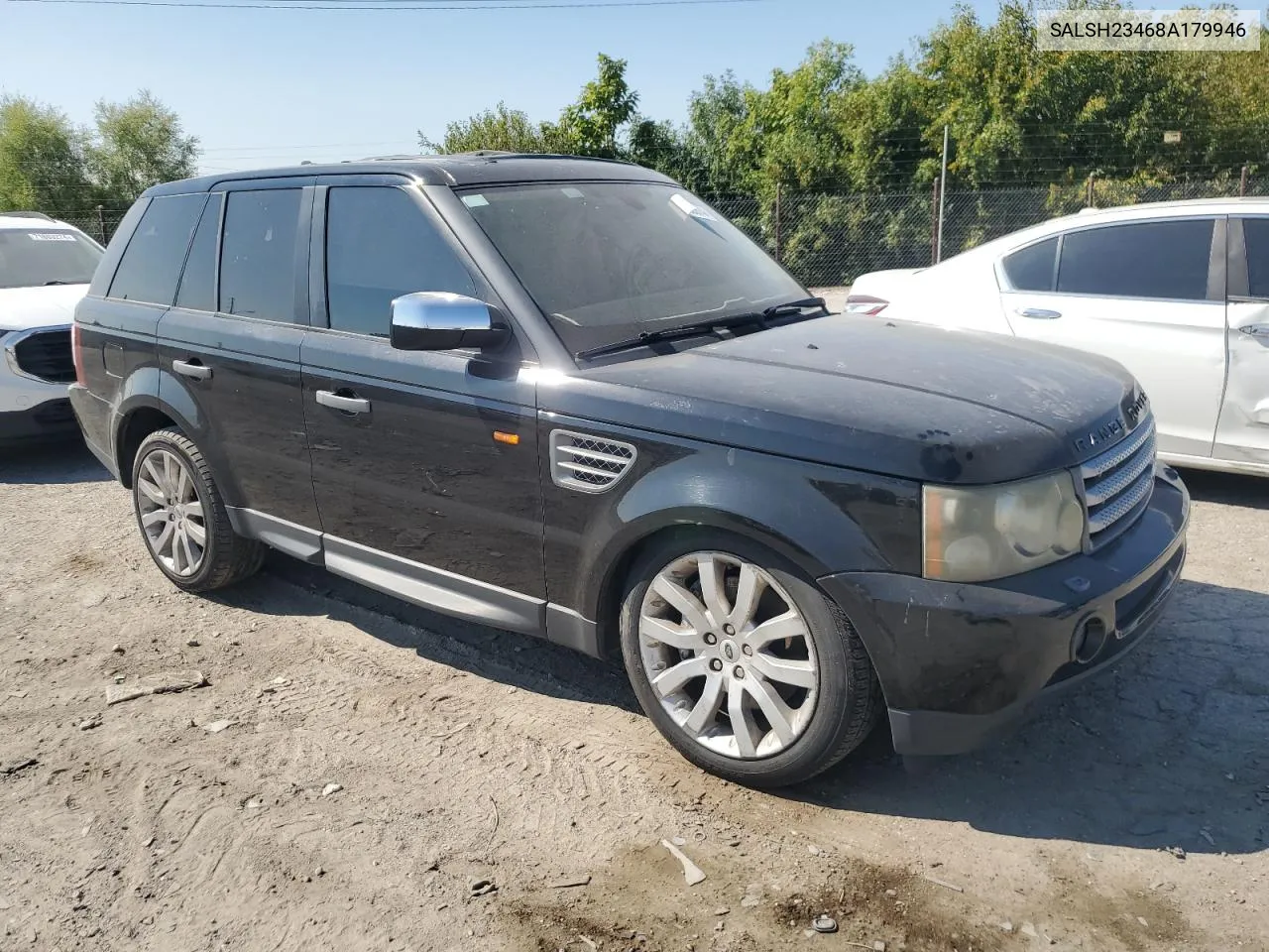 SALSH23468A179946 2008 Land Rover Range Rover Sport Supercharged