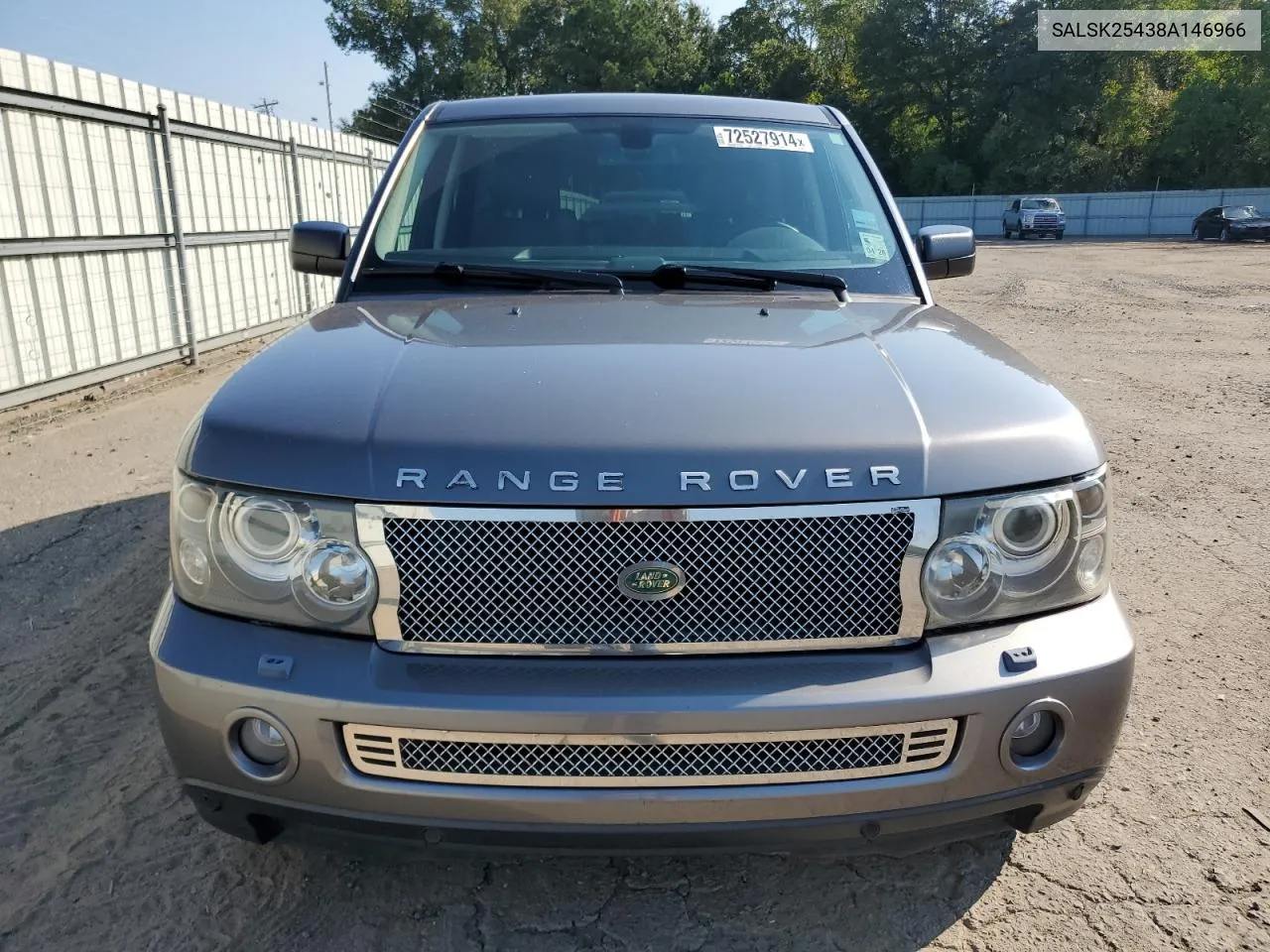 2008 Land Rover Range Rover Sport Hse VIN: SALSK25438A146966 Lot: 72527914