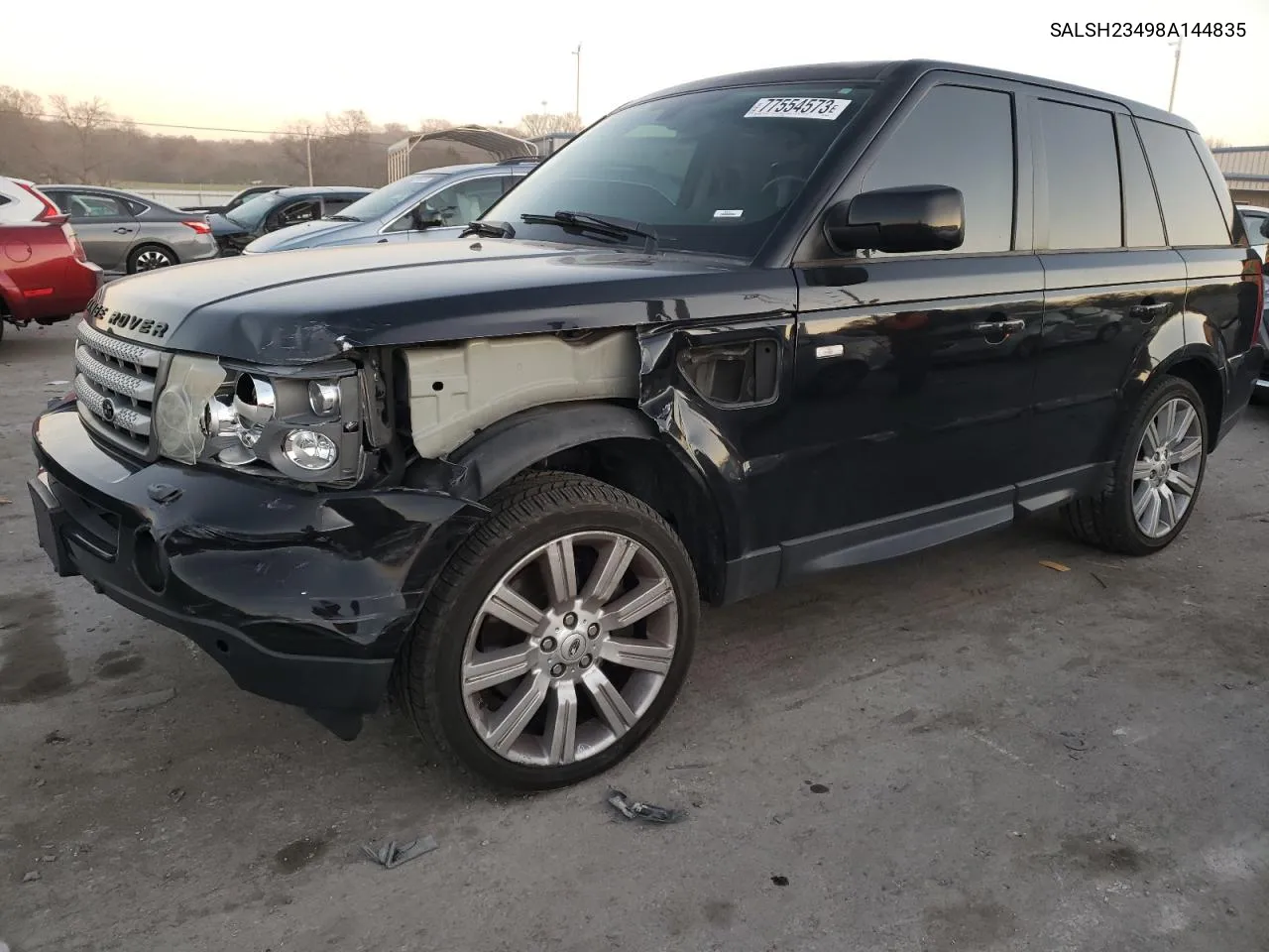 2008 Land Rover Range Rover Sport Supercharged VIN: SALSH23498A144835 Lot: 77554573