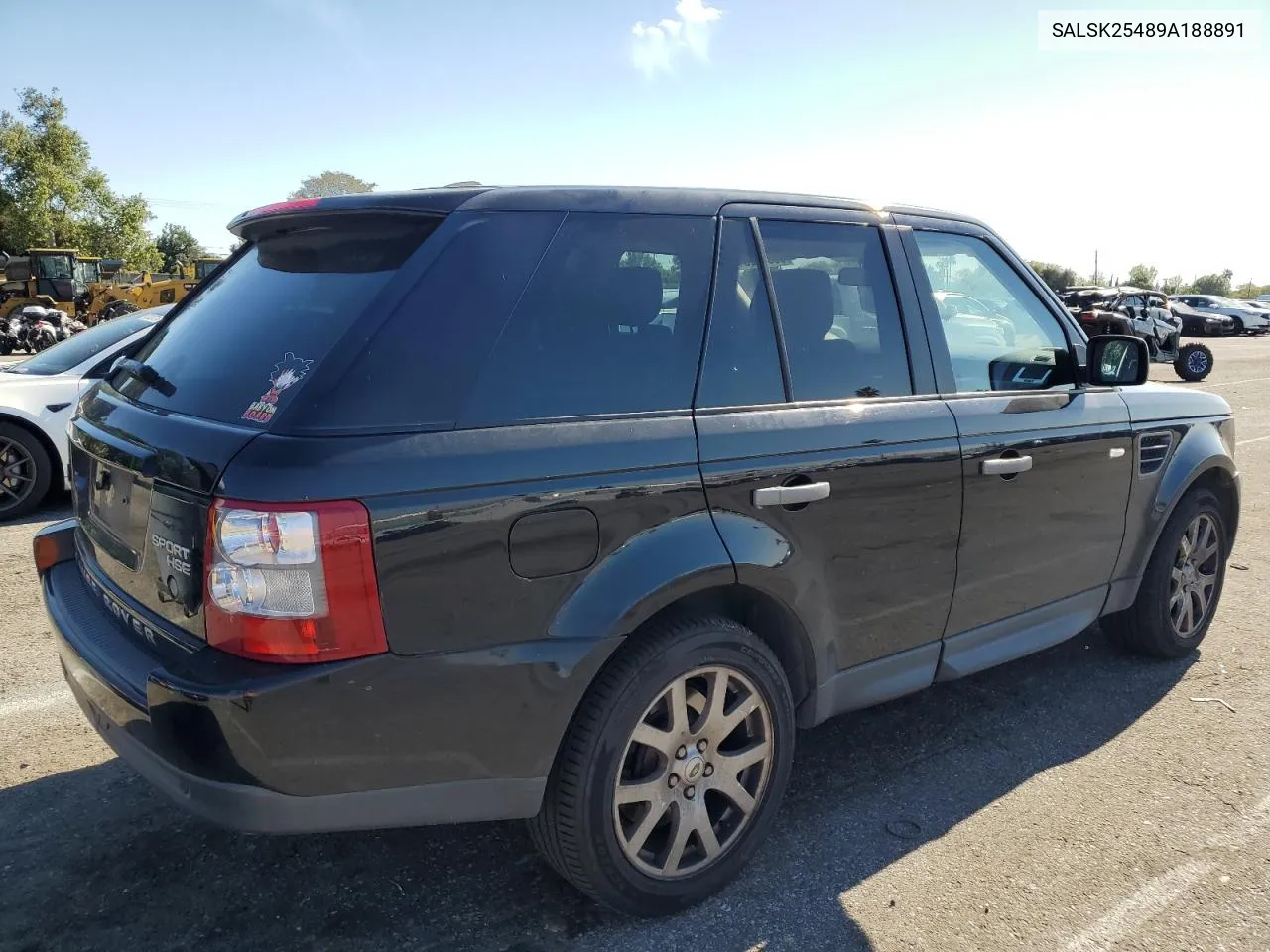 2009 Land Rover Range Rover Sport Hse VIN: SALSK25489A188891 Lot: 50635264