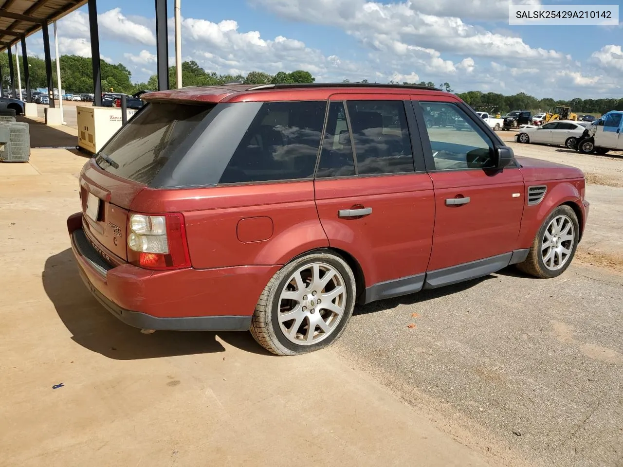 2009 Land Rover Range Rover Sport Hse VIN: SALSK25429A210142 Lot: 54649374