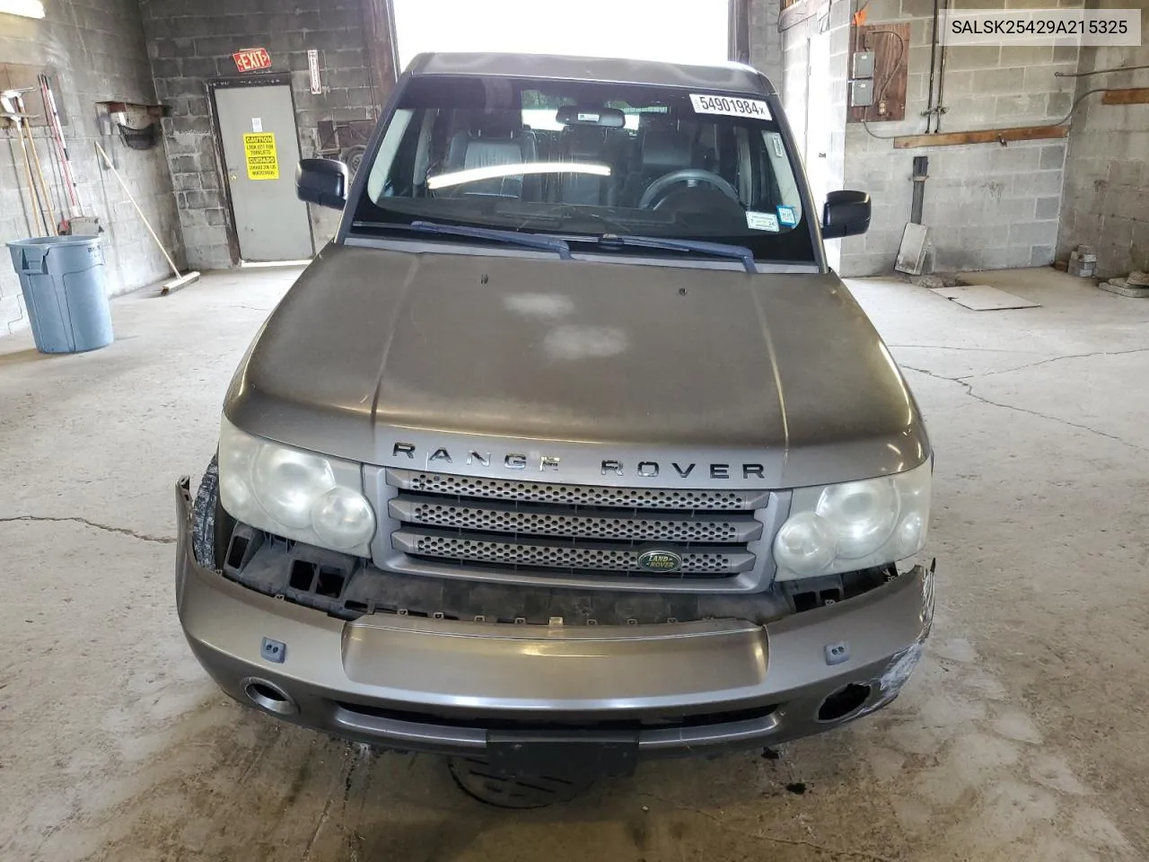 2009 Land Rover Range Rover Sport Hse VIN: SALSK25429A215325 Lot: 54901984