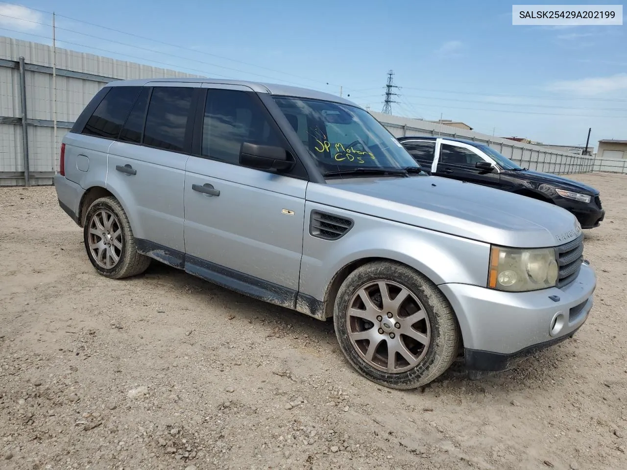 2009 Land Rover Range Rover Sport Hse VIN: SALSK25429A202199 Lot: 55114864