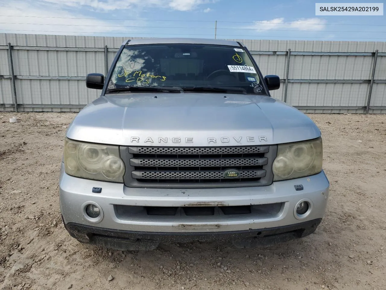 SALSK25429A202199 2009 Land Rover Range Rover Sport Hse