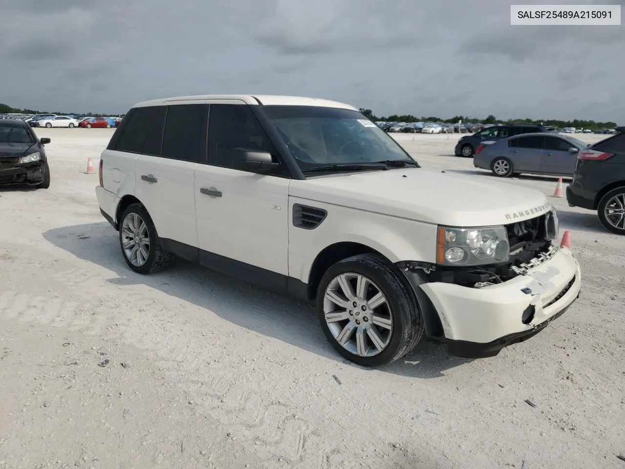 2009 Land Rover Range Rover Sport Hse VIN: SALSF25489A215091 Lot: 55319784