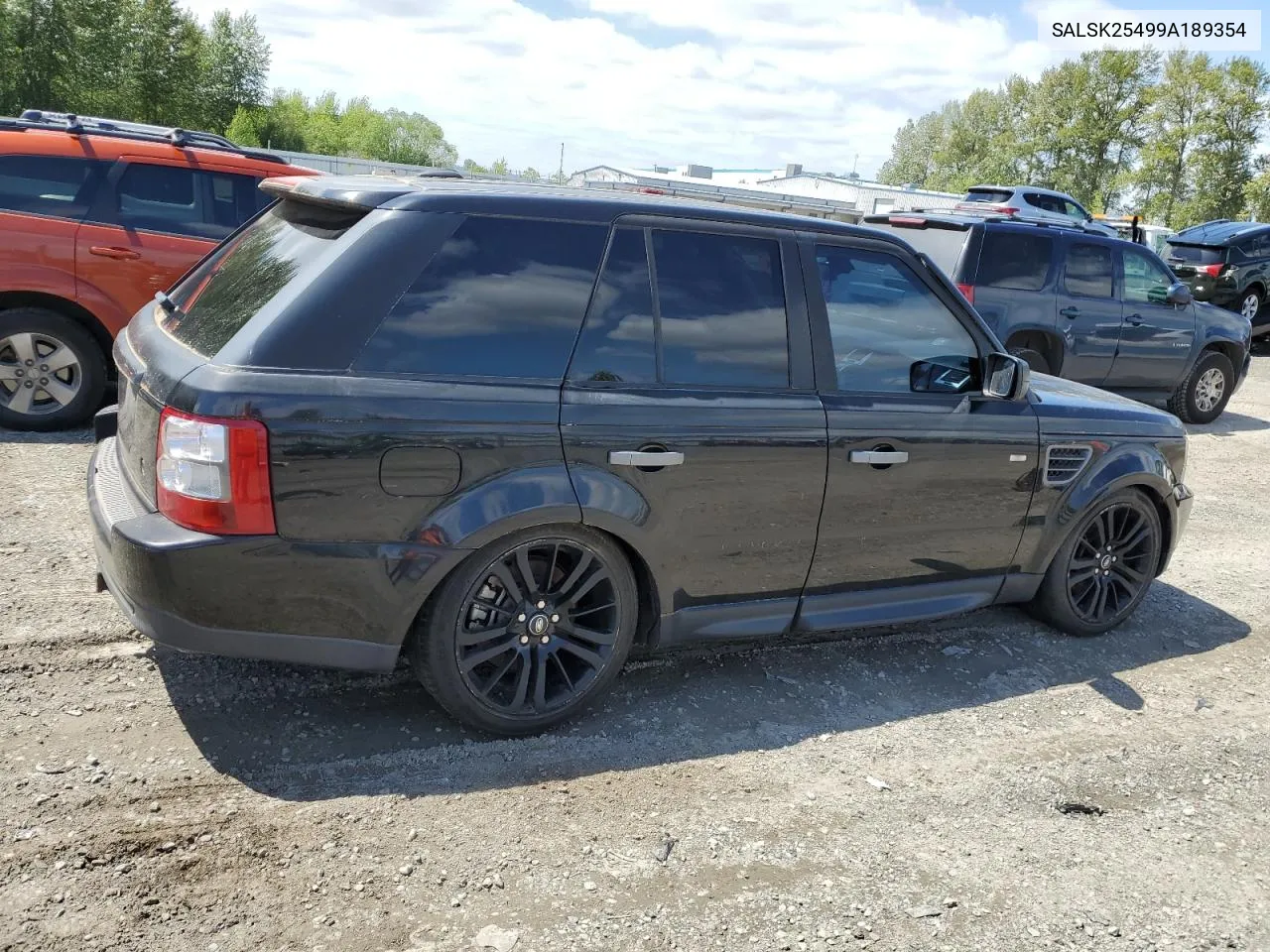 SALSK25499A189354 2009 Land Rover Range Rover Sport Hse