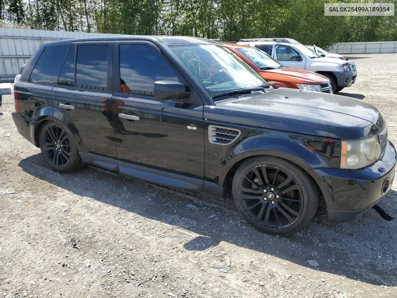 SALSK25499A189354 2009 Land Rover Range Rover Sport Hse