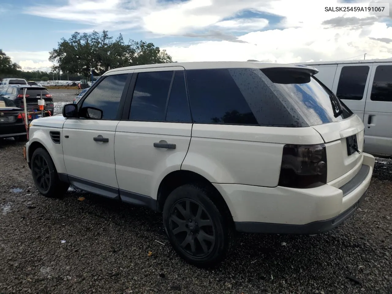 SALSK25459A191067 2009 Land Rover Range Rover Sport Hse