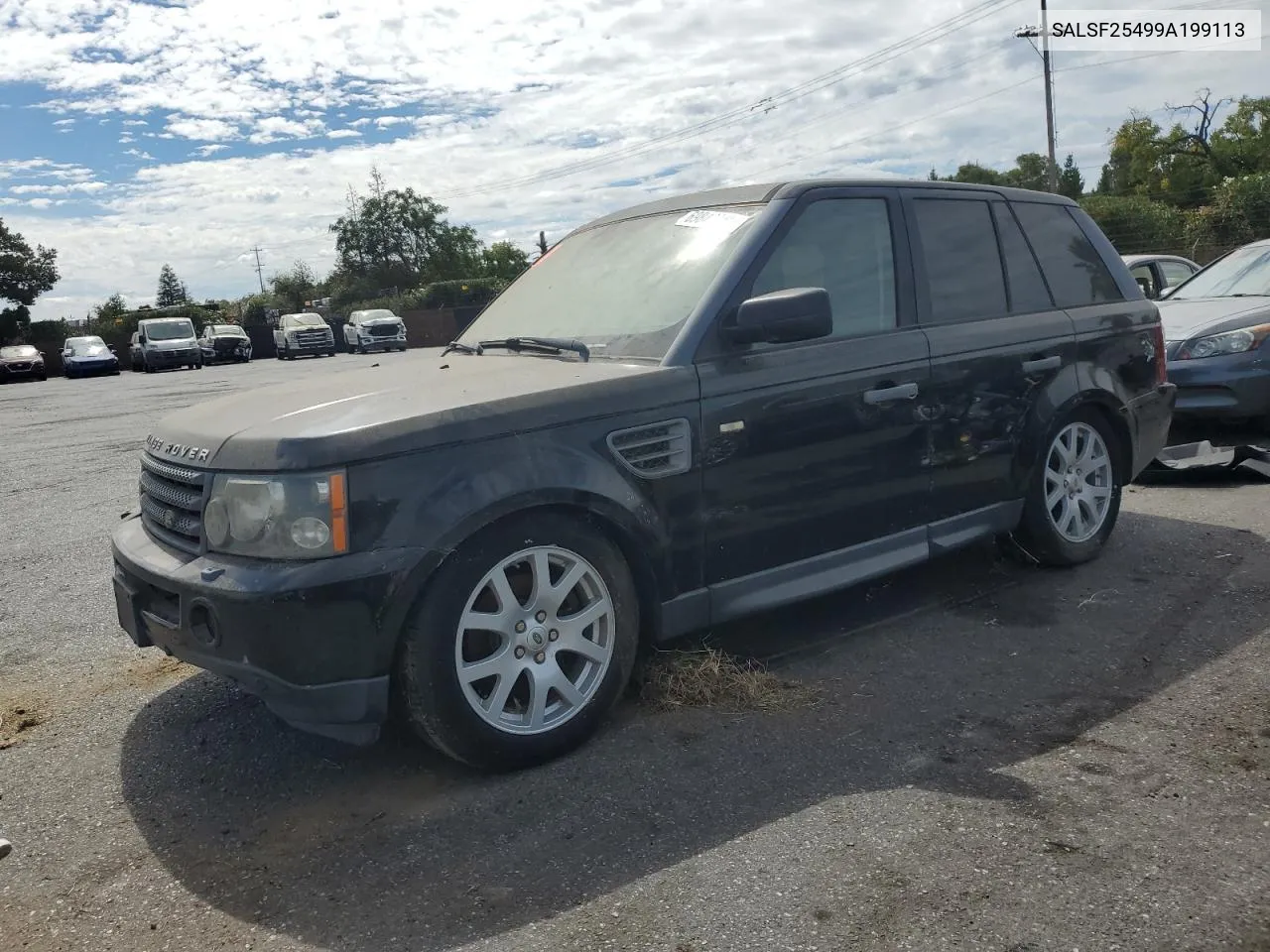 2009 Land Rover Range Rover Sport Hse VIN: SALSF25499A199113 Lot: 69843414