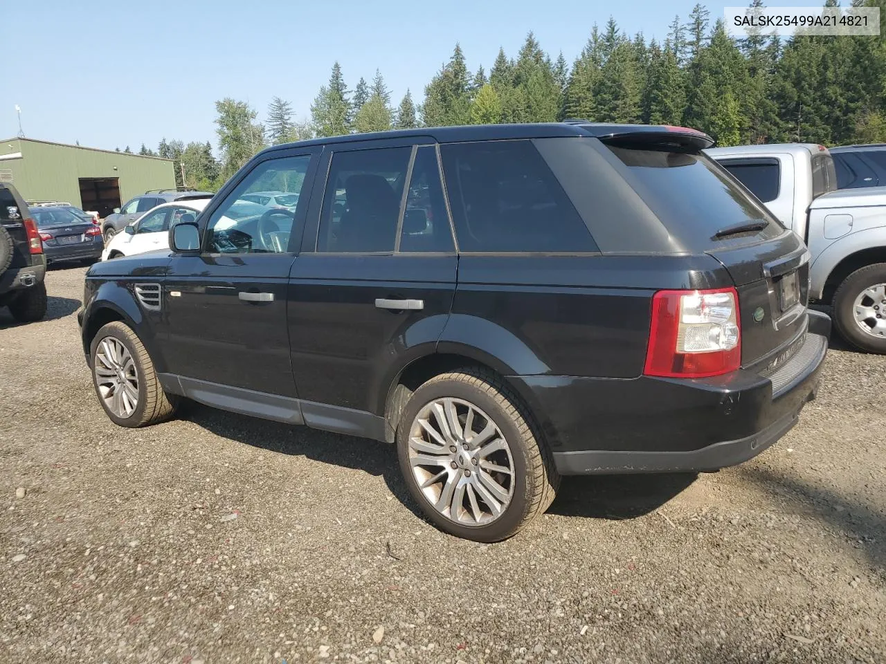 2009 Land Rover Range Rover Sport Hse VIN: SALSK25499A214821 Lot: 70135364