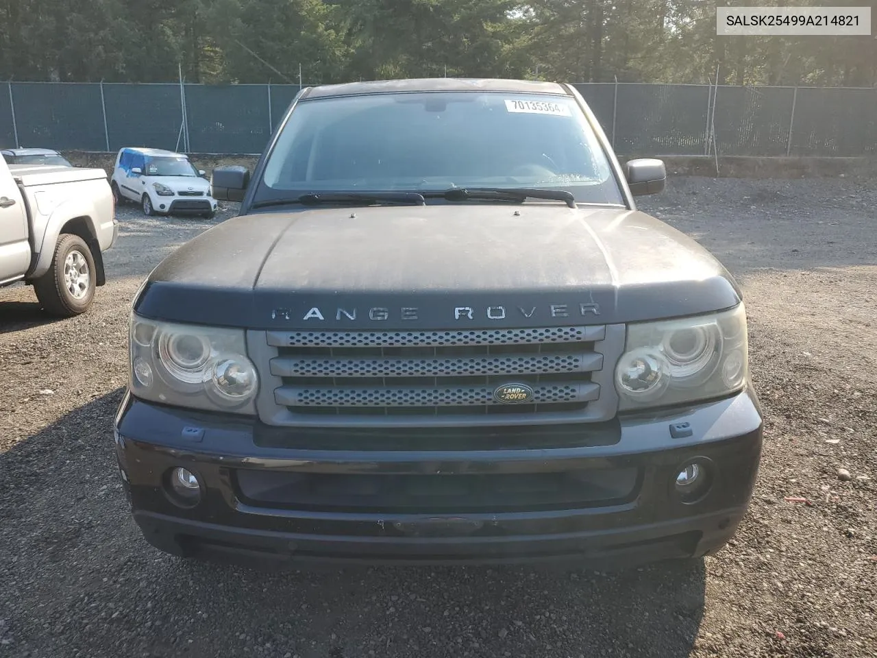 2009 Land Rover Range Rover Sport Hse VIN: SALSK25499A214821 Lot: 70135364