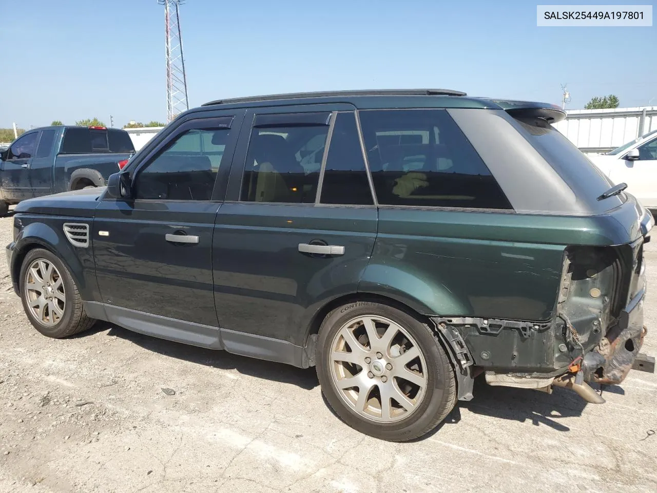 2009 Land Rover Range Rover Sport Hse VIN: SALSK25449A197801 Lot: 71777254