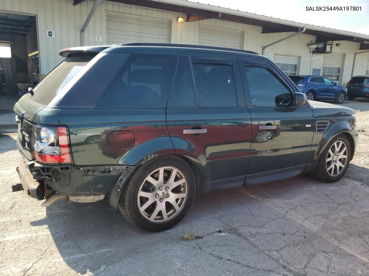 2009 Land Rover Range Rover Sport Hse VIN: SALSK25449A197801 Lot: 71777254