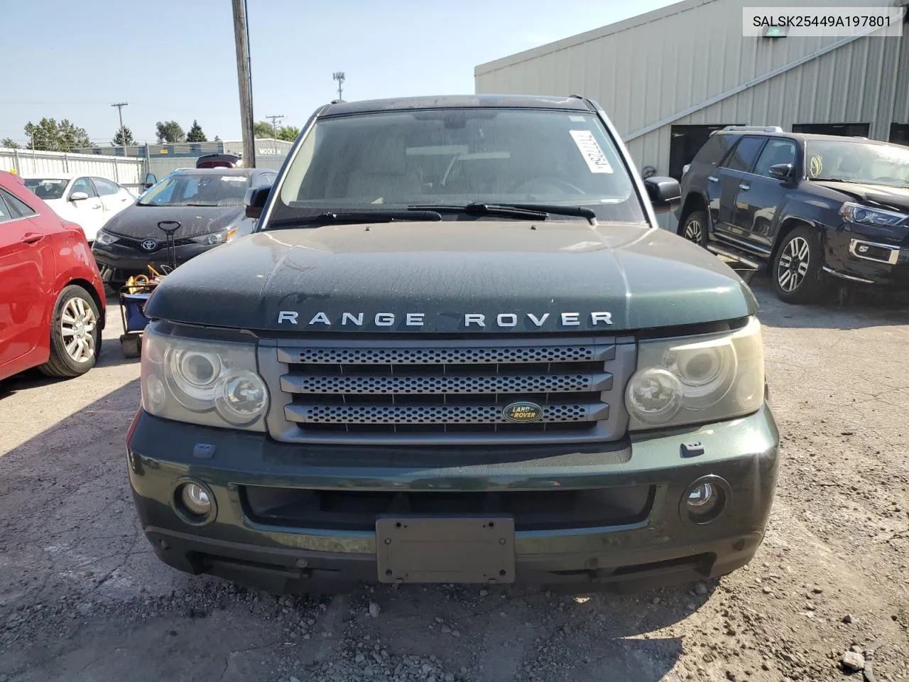 2009 Land Rover Range Rover Sport Hse VIN: SALSK25449A197801 Lot: 71777254