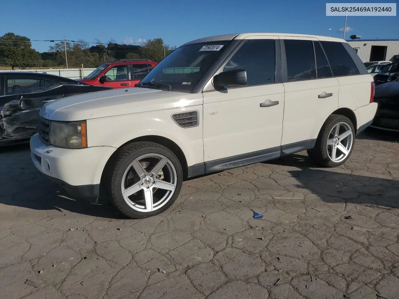 2009 Land Rover Range Rover Sport Hse VIN: SALSK25469A192440 Lot: 72562074