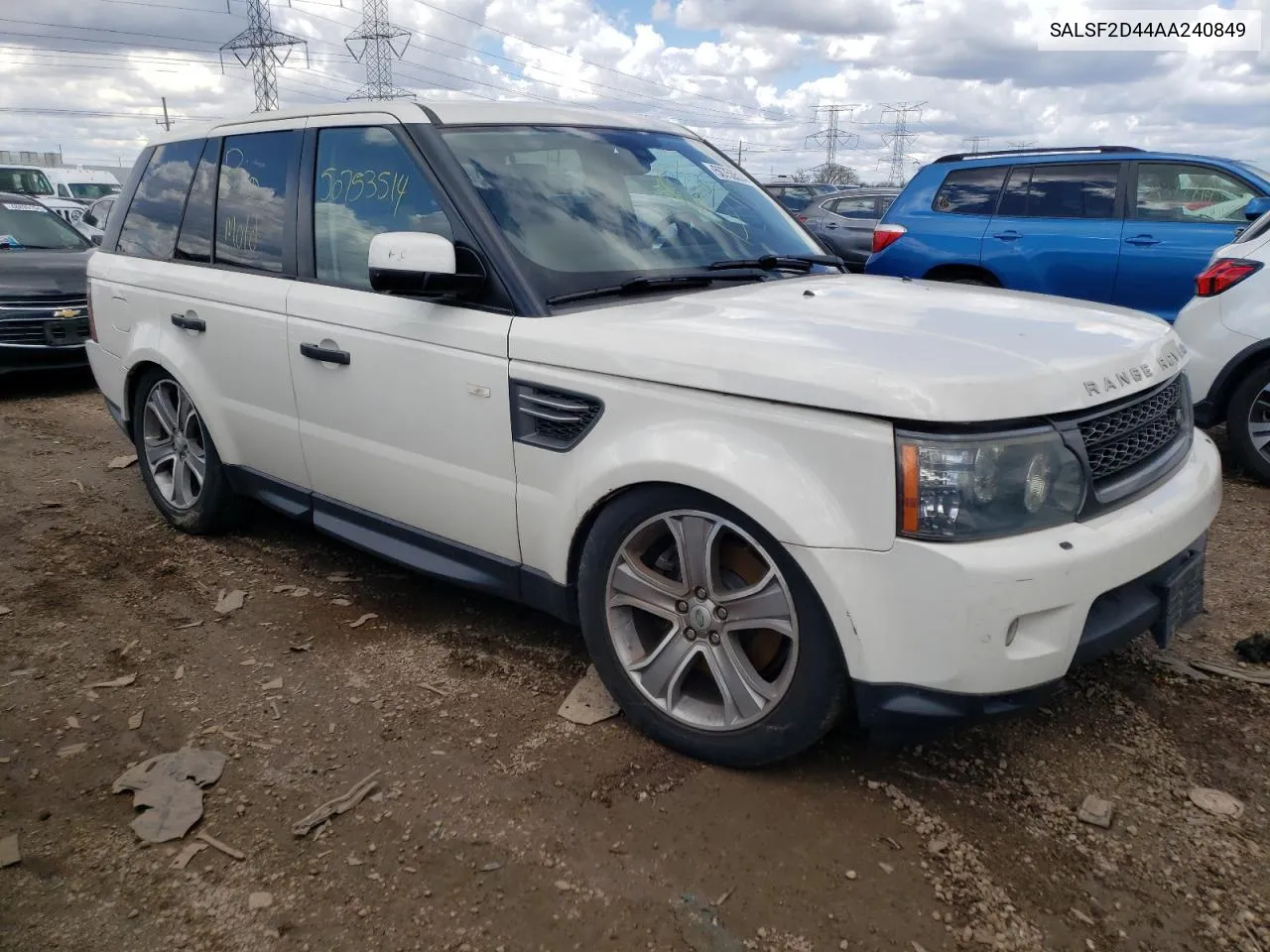 2010 Land Rover Range Rover Sport Hse VIN: SALSF2D44AA240849 Lot: 50753514