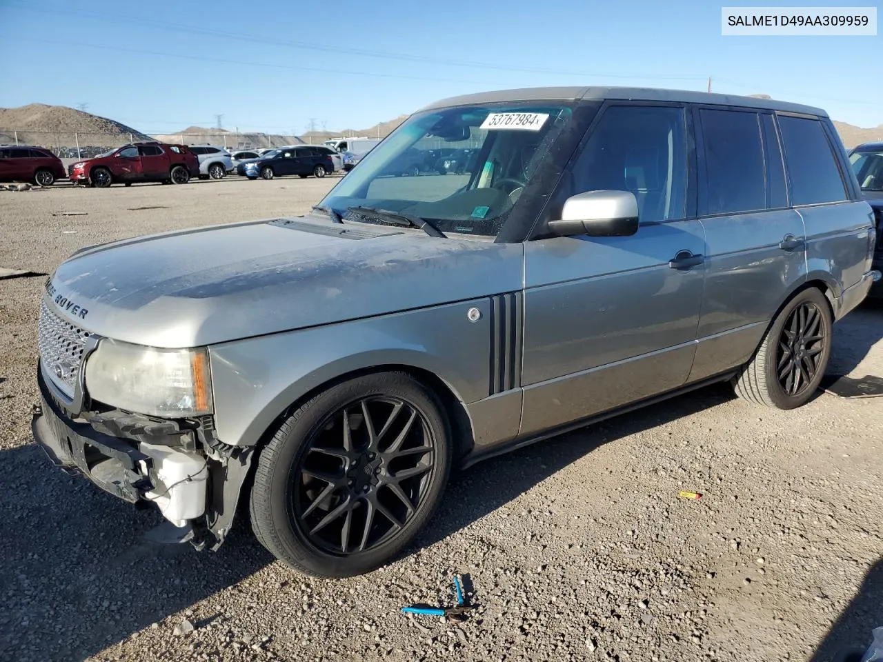 SALME1D49AA309959 2010 Land Rover Range Rover Hse