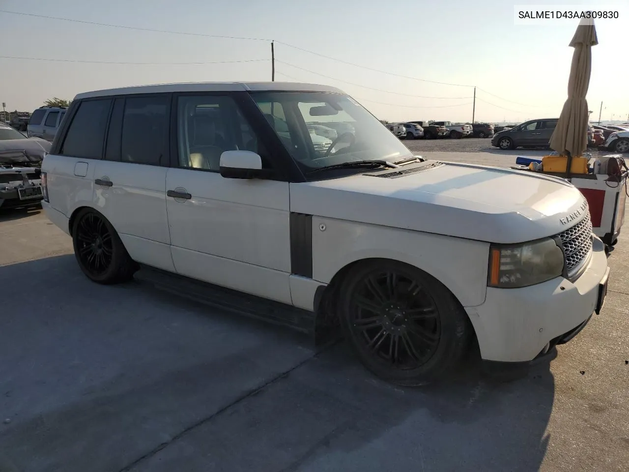 2010 Land Rover Range Rover Hse VIN: SALME1D43AA309830 Lot: 68865574