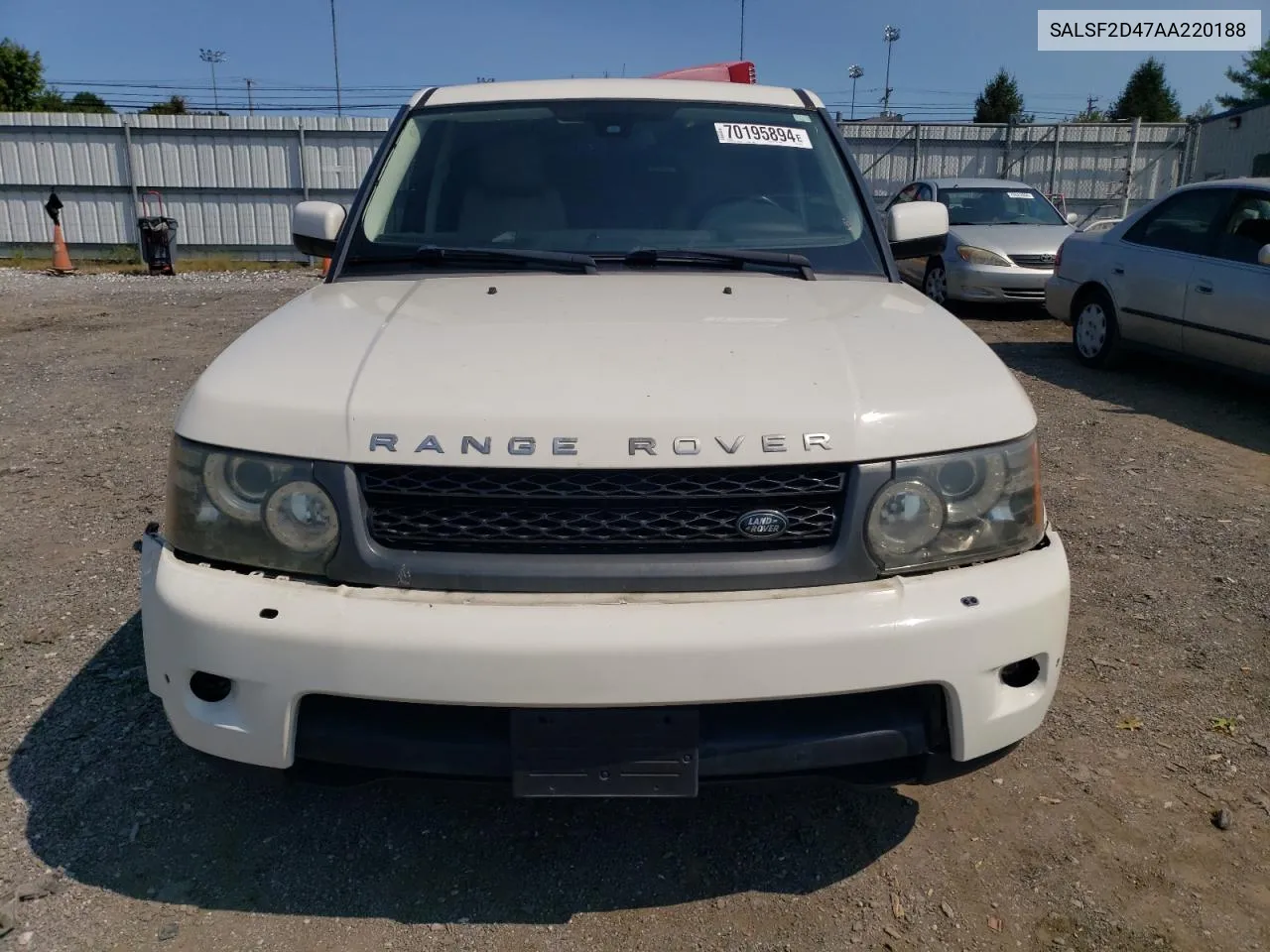 2010 Land Rover Range Rover Sport Hse VIN: SALSF2D47AA220188 Lot: 70195894