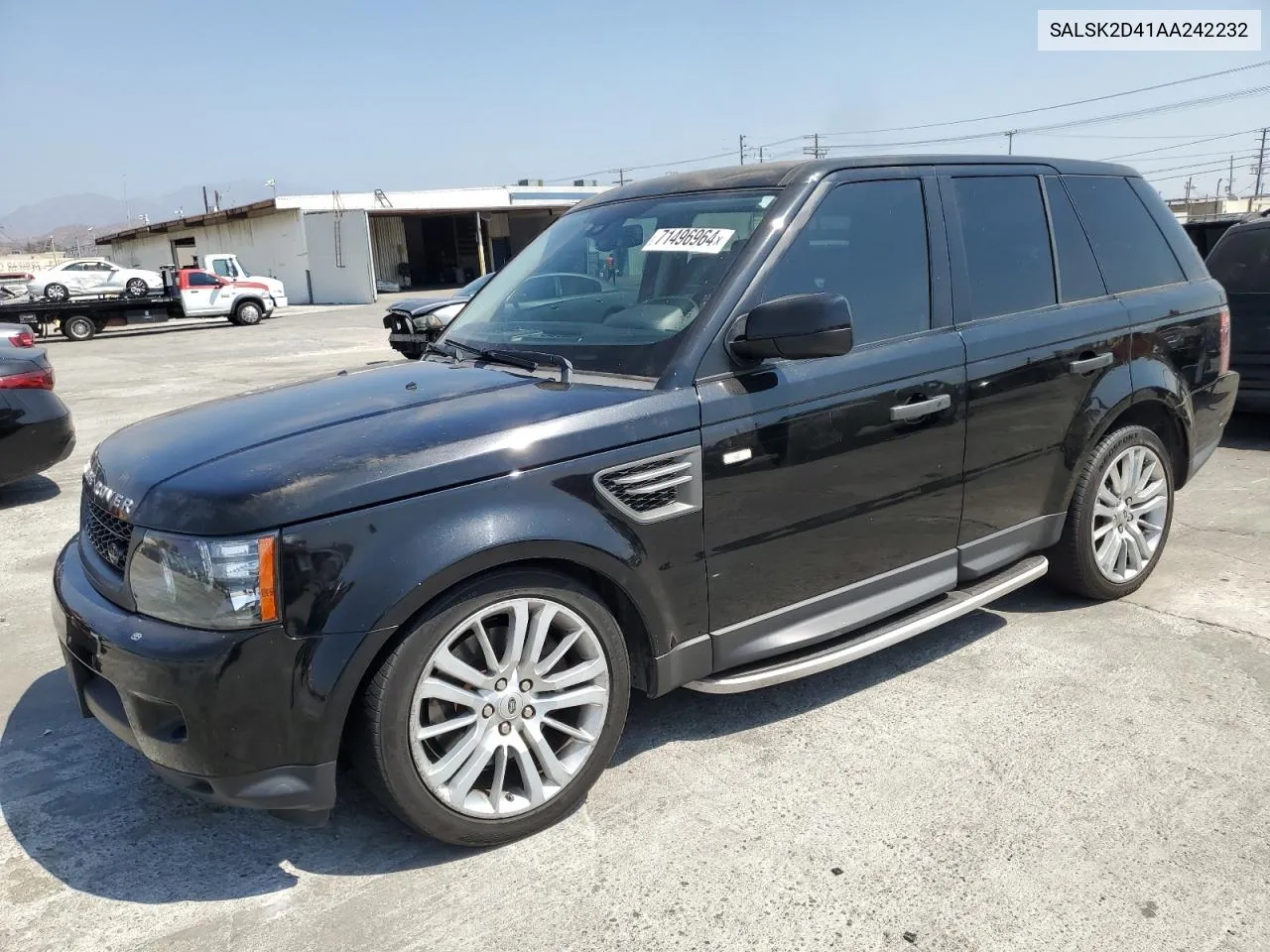 2010 Land Rover Range Rover Sport Lux VIN: SALSK2D41AA242232 Lot: 71496964