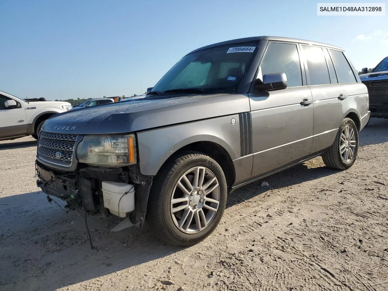 2010 Land Rover Range Rover Hse VIN: SALME1D48AA312898 Lot: 72004664