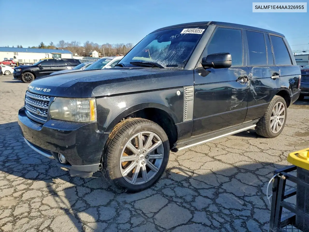 SALMF1E44AA326955 2010 Land Rover Range Rover Hse Luxury