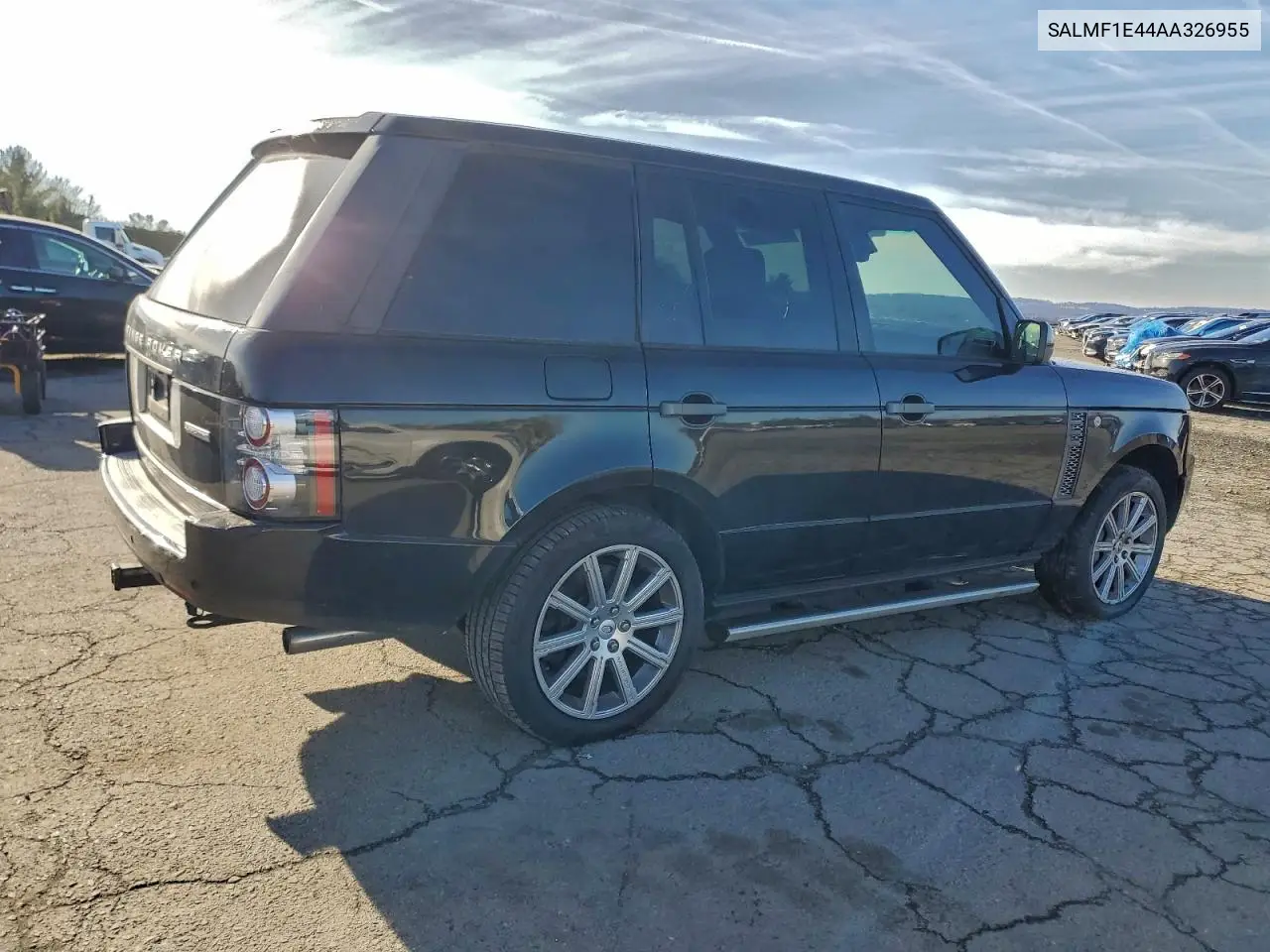 SALMF1E44AA326955 2010 Land Rover Range Rover Hse Luxury