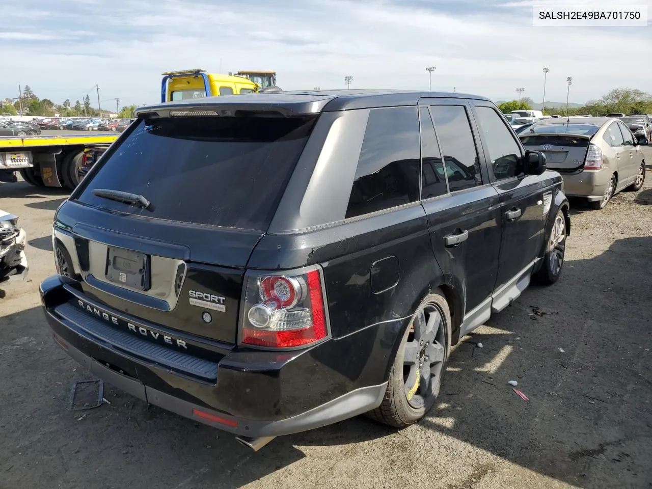 2011 Land Rover Range Rover Sport Sc VIN: SALSH2E49BA701750 Lot: 51085294