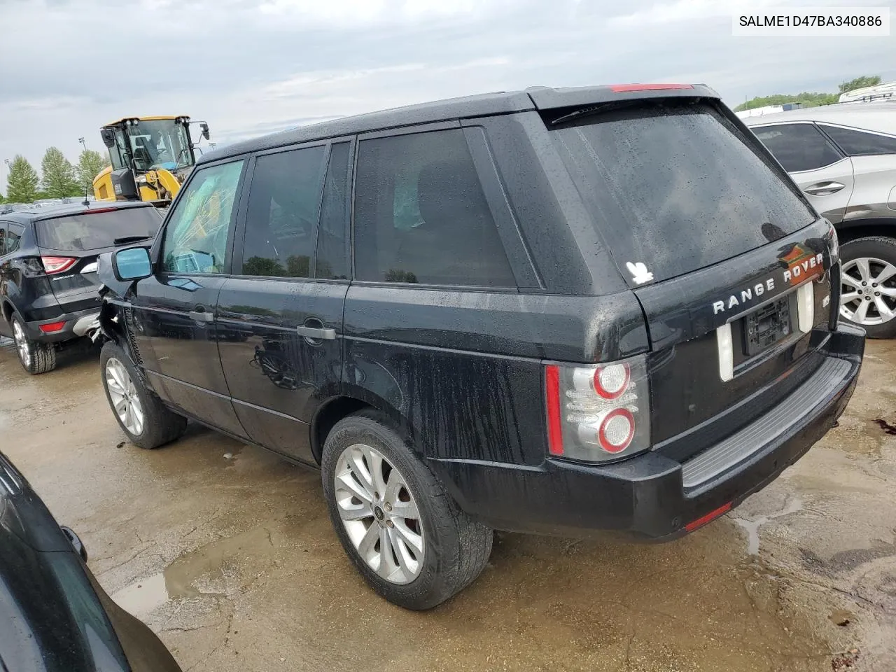 2011 Land Rover Range Rover Hse VIN: SALME1D47BA340886 Lot: 52571664