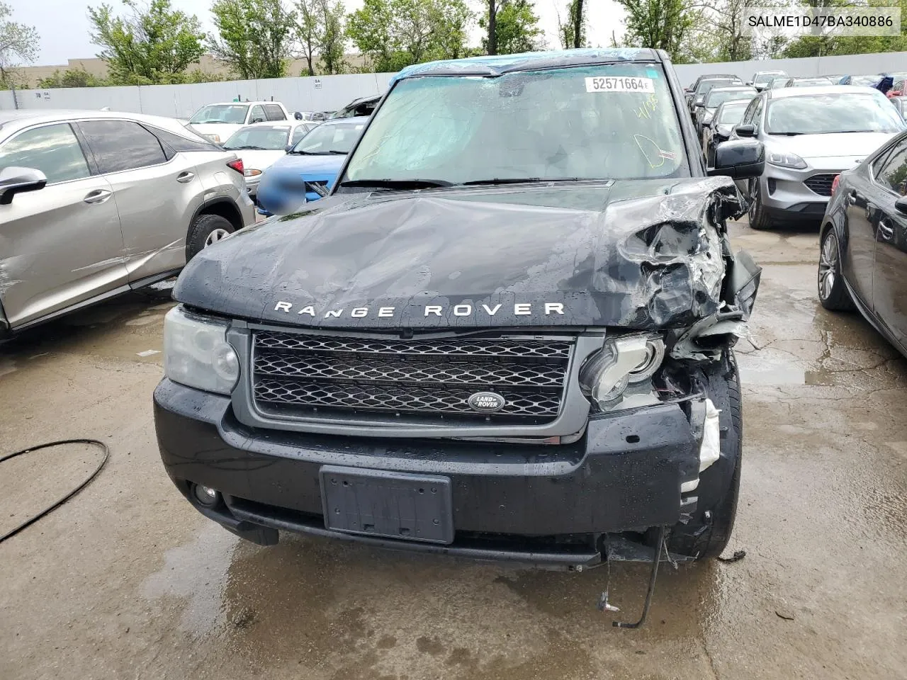 SALME1D47BA340886 2011 Land Rover Range Rover Hse