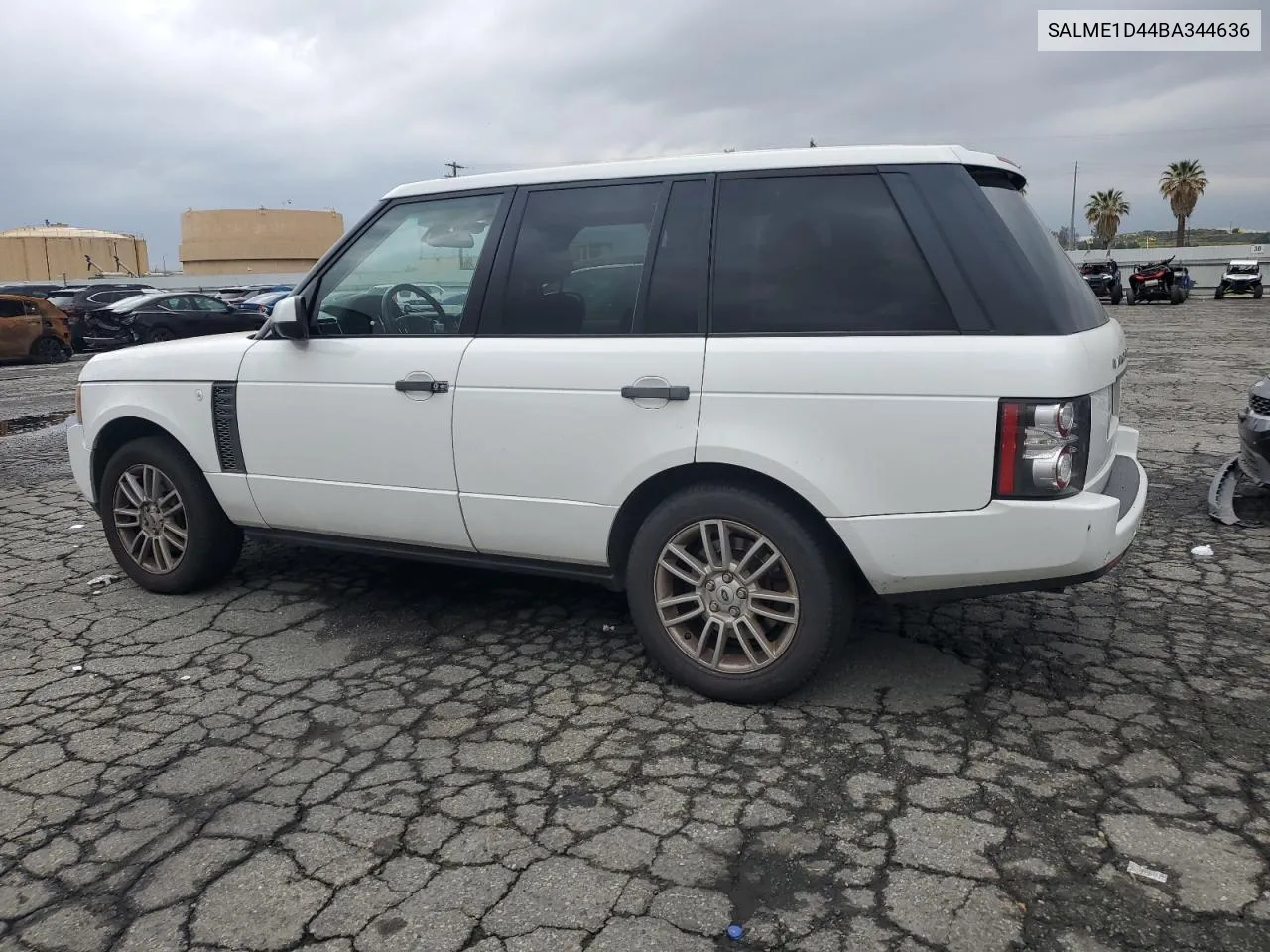 2011 Land Rover Range Rover Hse VIN: SALME1D44BA344636 Lot: 52687494