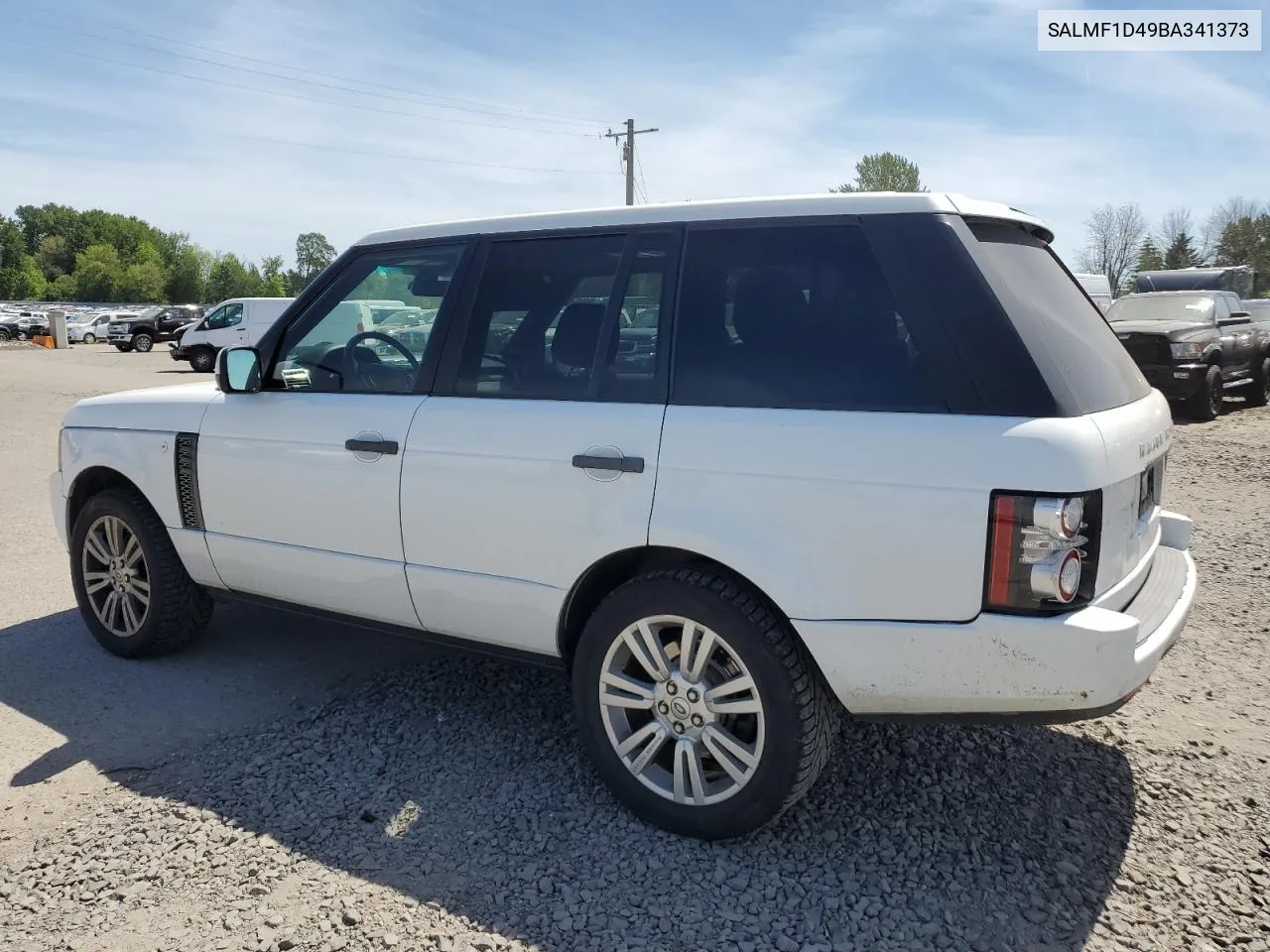 2011 Land Rover Range Rover Hse Luxury VIN: SALMF1D49BA341373 Lot: 55233064