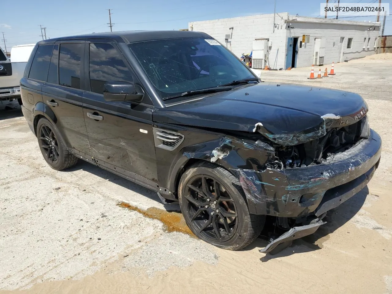 2011 Land Rover Range Rover Sport Hse VIN: SALSF2D48BA702461 Lot: 55292284