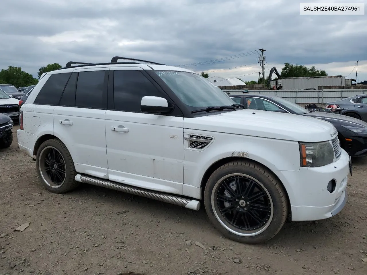 2011 Land Rover Range Rover Sport Sc VIN: SALSH2E40BA274961 Lot: 55663684