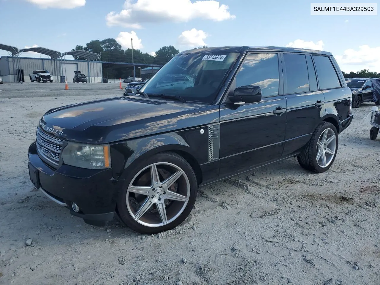 2011 Land Rover Range Rover Hse Luxury VIN: SALMF1E44BA329503 Lot: 55743874