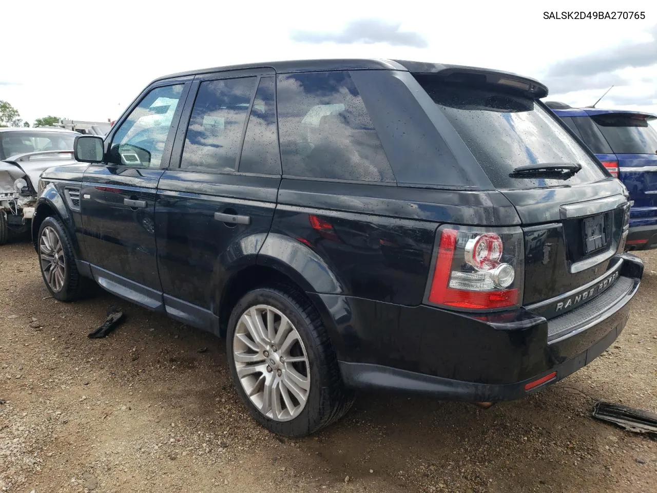 2011 Land Rover Range Rover Sport Lux VIN: SALSK2D49BA270765 Lot: 56314204