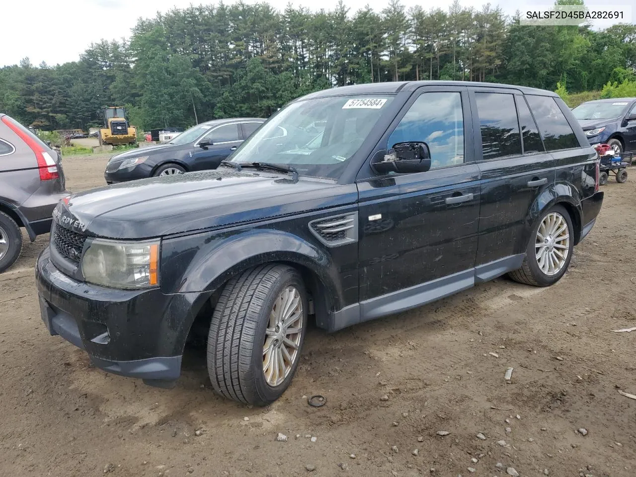 2011 Land Rover Range Rover Sport Hse VIN: SALSF2D45BA282691 Lot: 57754584