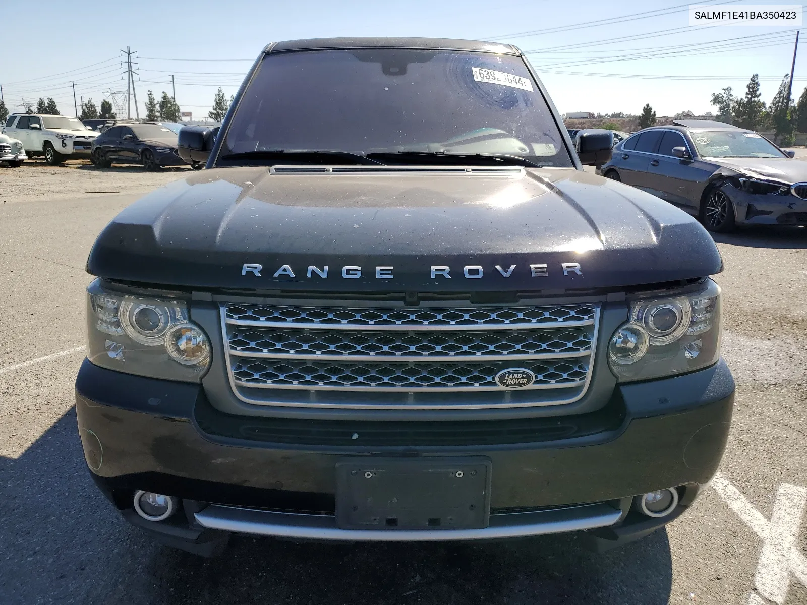 2011 Land Rover Range Rover Hse Luxury VIN: SALMF1E41BA350423 Lot: 63929644