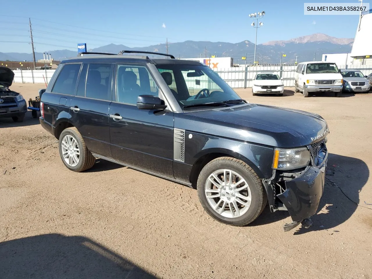 SALME1D43BA358267 2011 Land Rover Range Rover Hse