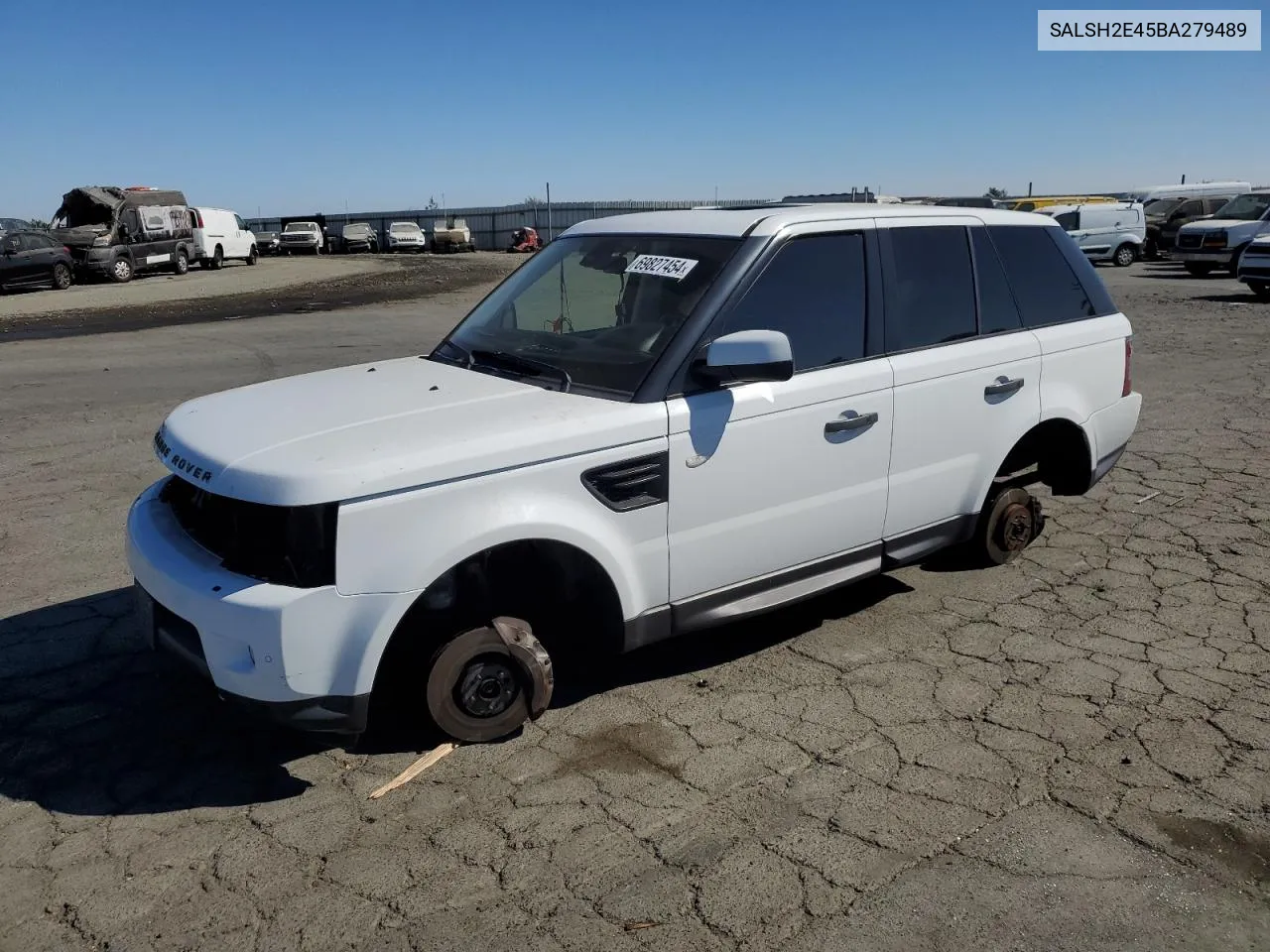 2011 Land Rover Range Rover Sport Sc VIN: SALSH2E45BA279489 Lot: 69827454