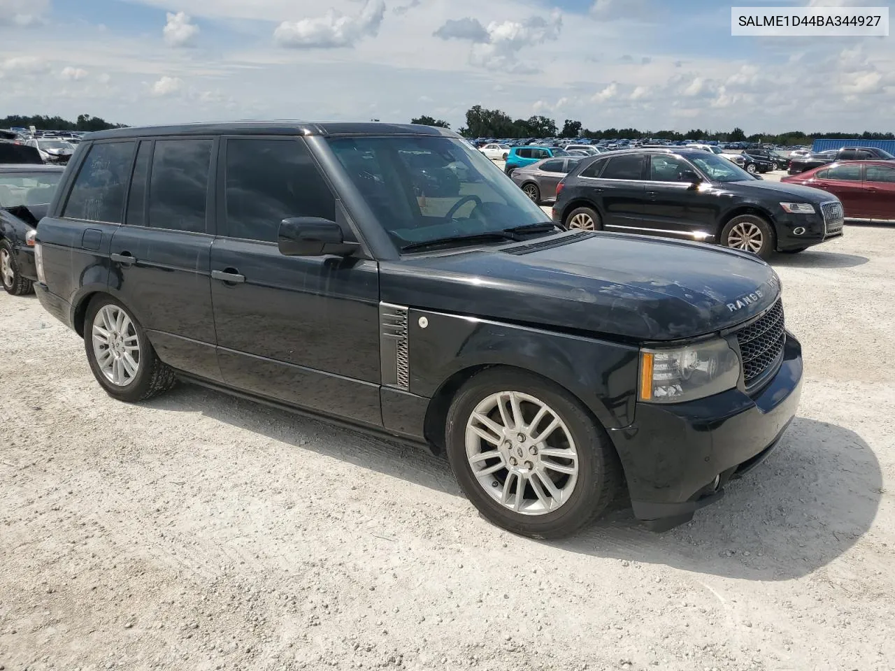 2011 Land Rover Range Rover Hse VIN: SALME1D44BA344927 Lot: 71605684