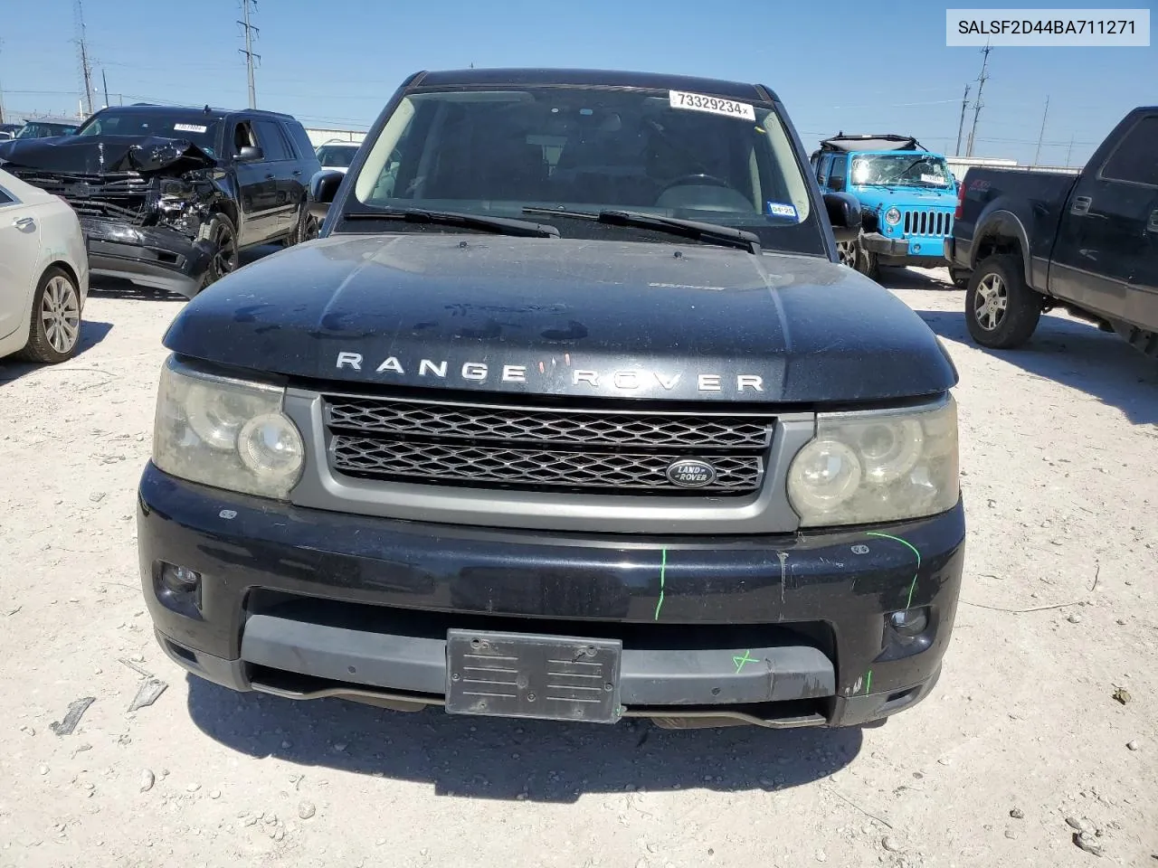 2011 Land Rover Range Rover Sport Hse VIN: SALSF2D44BA711271 Lot: 73329234