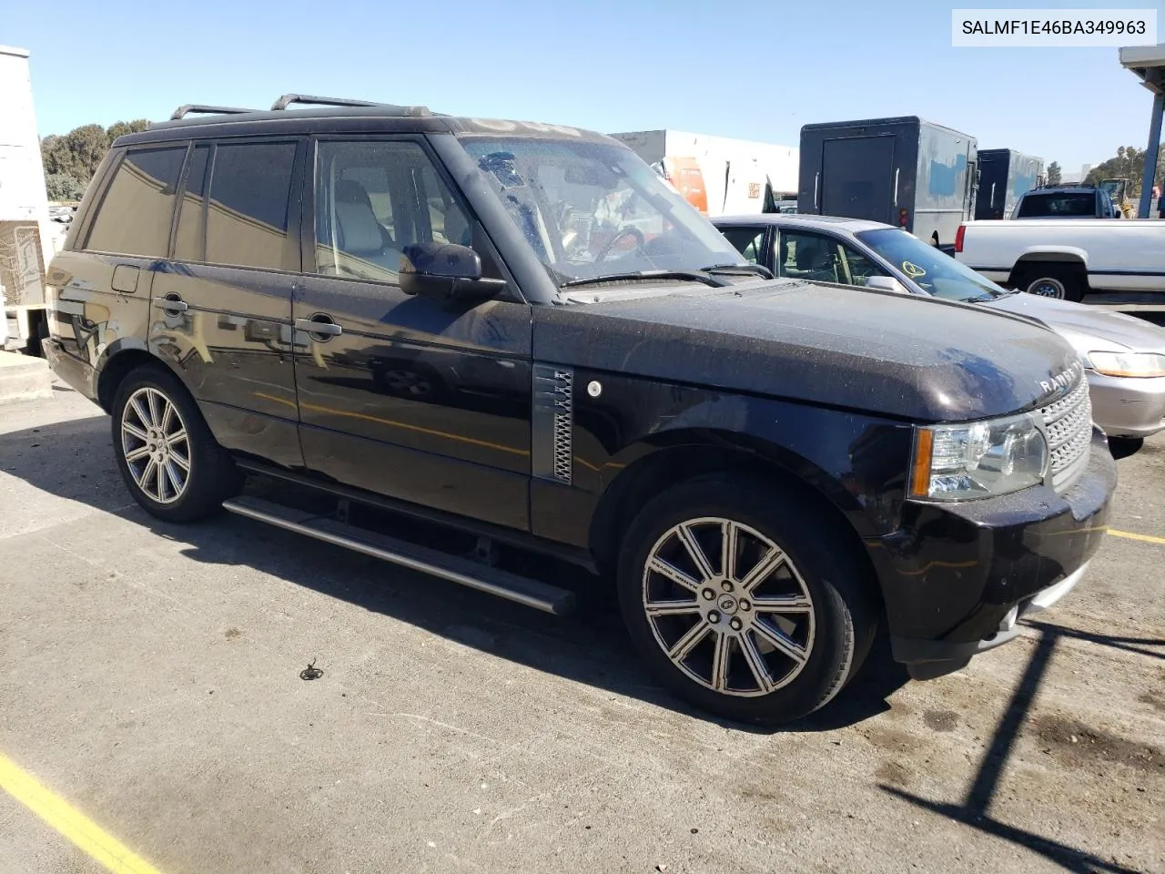 2011 Land Rover Range Rover Hse Luxury VIN: SALMF1E46BA349963 Lot: 73558704